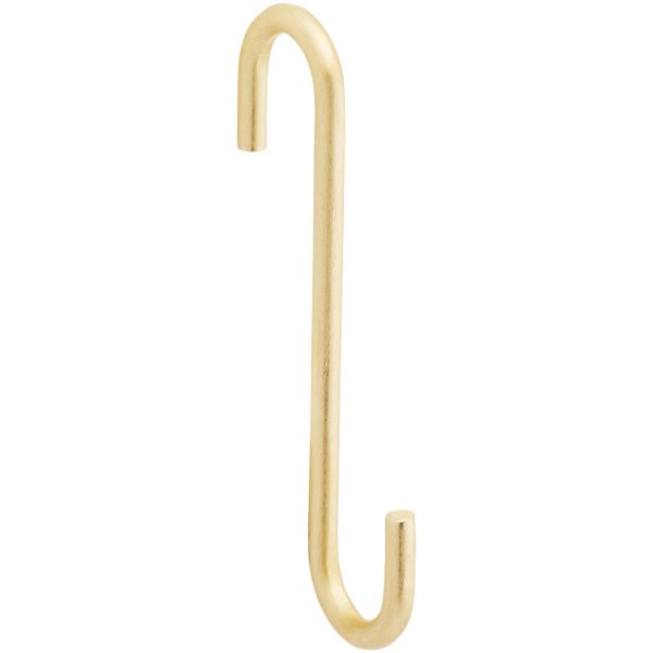 National 2648 4-3/4 In. Brushed Gold Steel Modern Small S-Hook Plant Hanger - Mc Mu