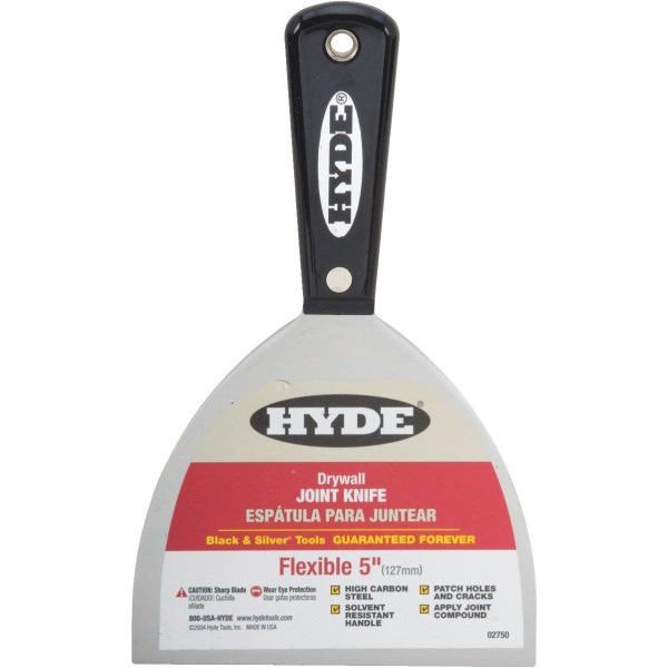 Hyde Black & Silver Professional 5 In. Flexible Joint Knife - Mc Mu