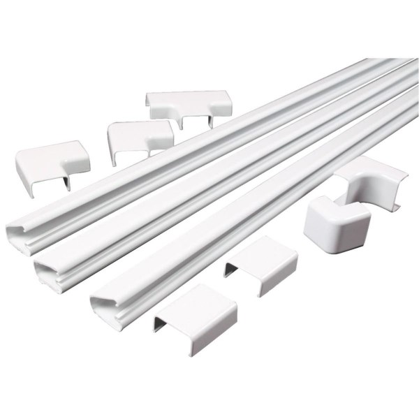 Wiremold CordMate 1 In. x 4 Ft. White Channel - Mc Mu