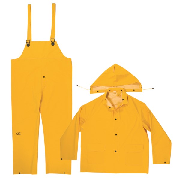 West Chester Medium 3-Piece Yellow PVC Rain Suit - Mc Mu
