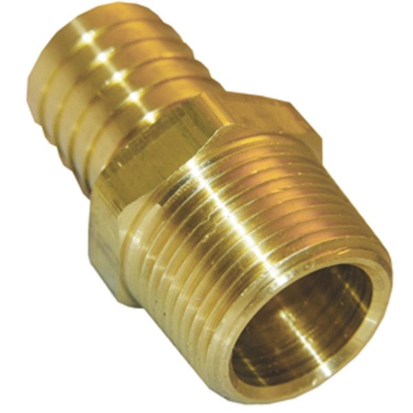Lasco 3/4 In. MPT x 3/4 In. Brass Hose Barb Adapter - Mc Mu