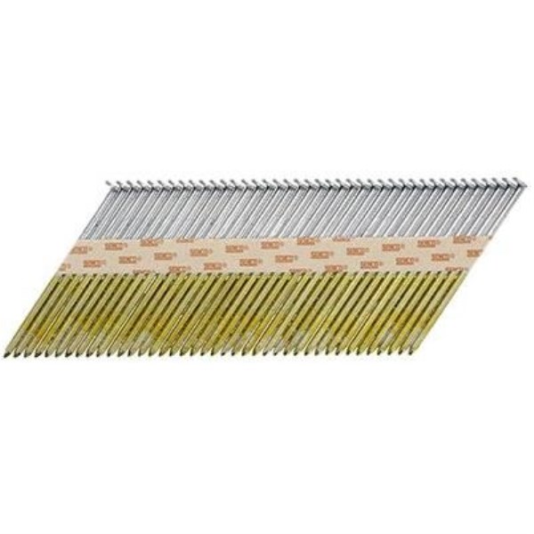 Senco ProHead 34 Degree Paper Tape Hot-Dipped Galvanized Clipped Head Framing Stick Nail, 3 In. x .120 In. (2500 Ct.) - Mc Mu