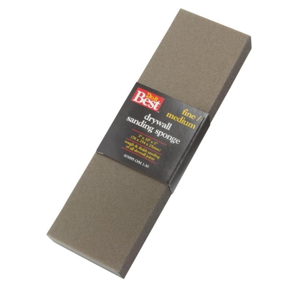 Do it Best Drywall 3 In. x 10 In. x 1 In. Fine/Medium Sanding Sponge - Mc Mu