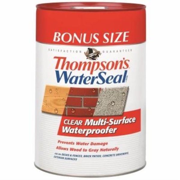 Thompsons WaterSeal Clear VOC MultiSurface Waterproofing Sealer, 6 Gal. - Mc Mu