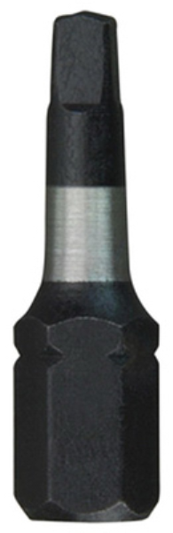 Milwaukee SHOCKWAVE #2 Square Recess 1 In. Insert Impact Screwdriver Bit (2-Pack) - Mc Mu