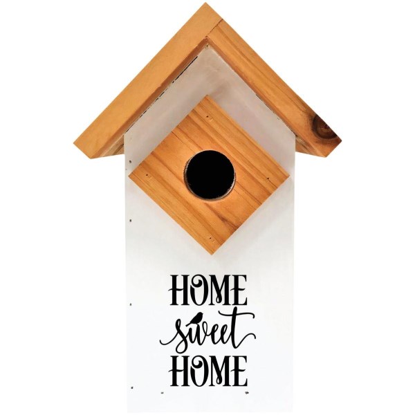 Nature’s Way 6.75 In. W. x 11 In. H. x 6 In. D. Cedar Farmhouse Bluebird House - Mc Mu