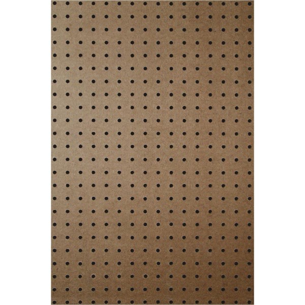 DPI 4 Ft. x 8 Ft. x 1/4 In. Brown Green Core Hardboard Pegboard - Mc Mu