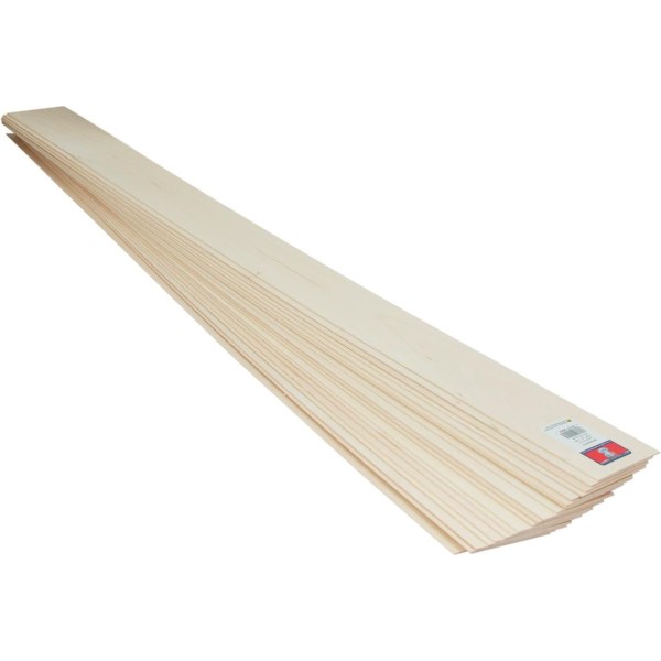 Midwest Products 3/32 In. x 4 In. x 3 Ft. Basswood Board - Mc Mu