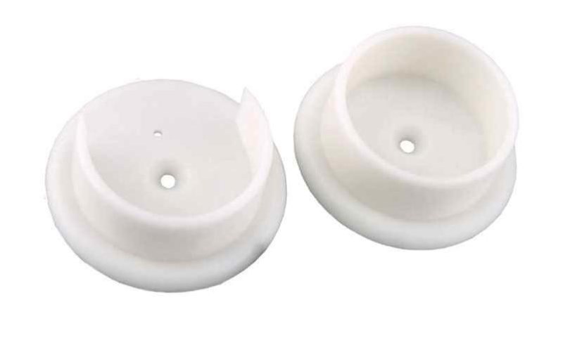 John Sterling Closet-Pro 1-1/4 In. Plastic Closet Rod Socket, White (2-Pack) - Mc Mu