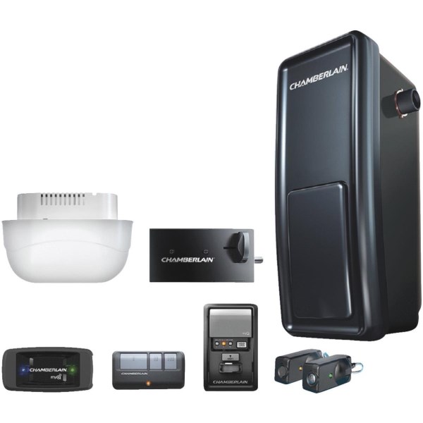 Chamberlain Wall Mounted Smartphone Controlled Ultra-Quiet Direct Drive Garage Door Opener - Mc Mu