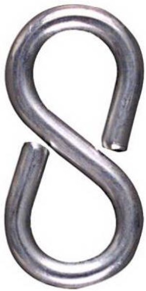 National 1-5/8 In. Zinc Light Closed S Hook (4 Ct.) - Mc Mu