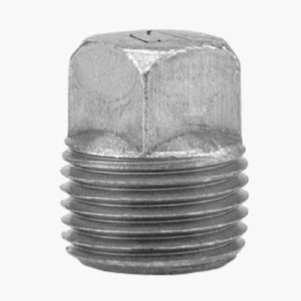 Anvil 1/8 In. Malleable Black Iron Square Head Pipe Plug - Mc Mu