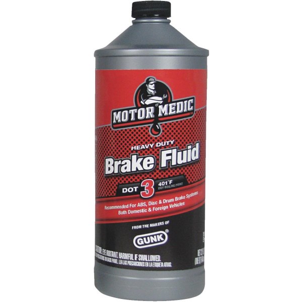 MotorMedic 32 Oz. Heavy-Duty DOT 3 Brake Fluid - Mc Mu