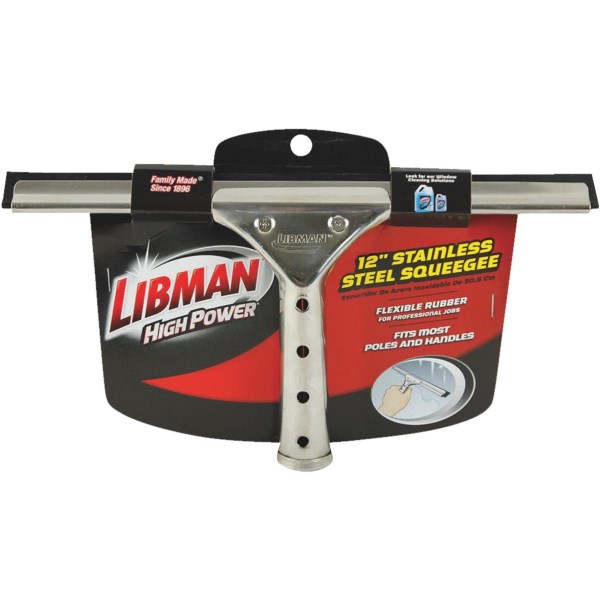 Libman High Power 12 In. Rubber Squeegee - Mc Mu