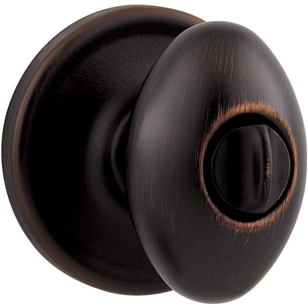Weiser Laurel Venetian Bronze Bed & Bath Door Knob - Mc Mu