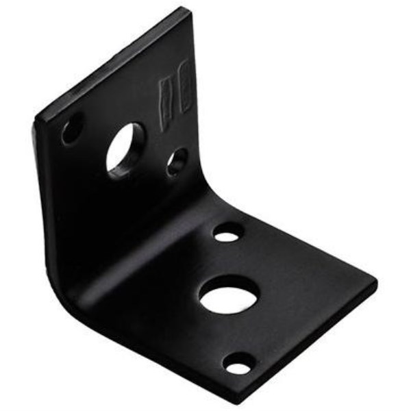 National Catalog 1211BC 1.7 In. x 1.5 In. Black Heavy Duty Corner Brace - Mc Mu