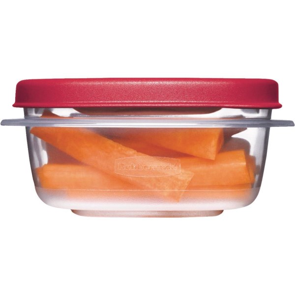 Rubbermaid Easy Find Lids 1.25 C. Clear Round Food Storage Container - Mc Mu