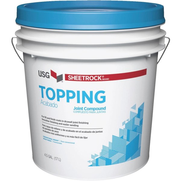 Sheetrock 4.5 Gal. Pre-Mixed Topping Drywall Joint Compound - Mc Mu