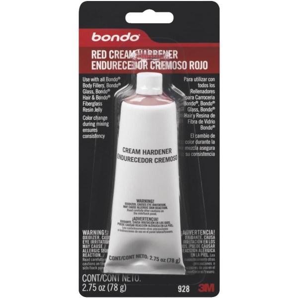 3M Bondo 2.75 Oz. Blue Cream Body Filler Hardener - Mc Mu