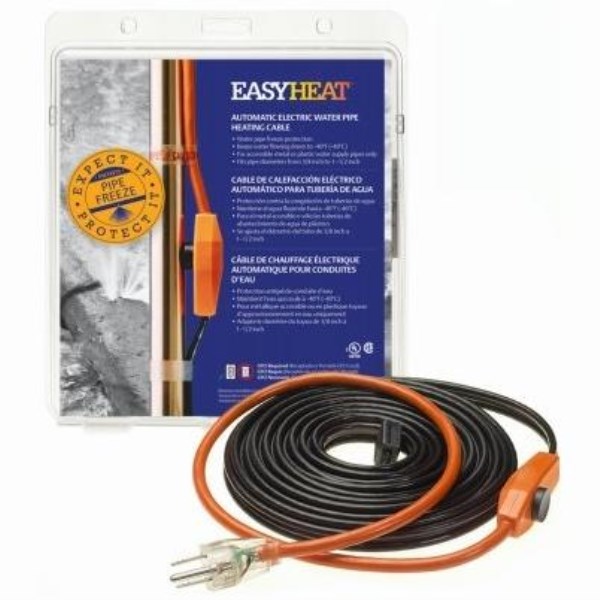 Automatic Water Pipe Heating Cable, Freeze Protection, 18-Ft. - Mc Mu