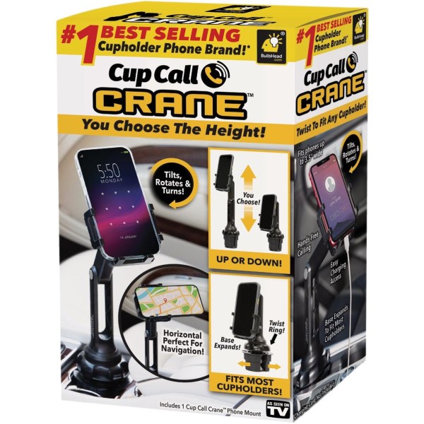 Cup Call Crane Adjustable Cellphone Cup Holder - Mc Mu