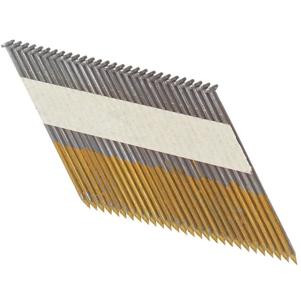 Grip-Rite 30 Degree Paper Tape Bright Offset Round Head Framing Stick Nail, 2-3/8 In. x .113 In. (1000 Ct.) - Mc Mu