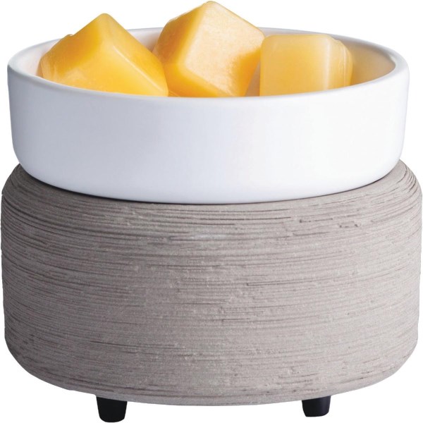 Candle Warmers 2-in-1 Classic Warmer – Gray Texture - Mc Mu