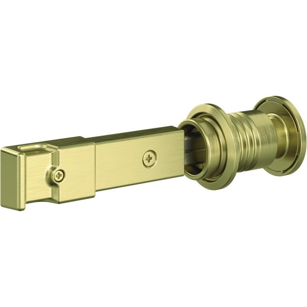 National V1045 Brushed Gold Barn Door Lock - Mc Mu