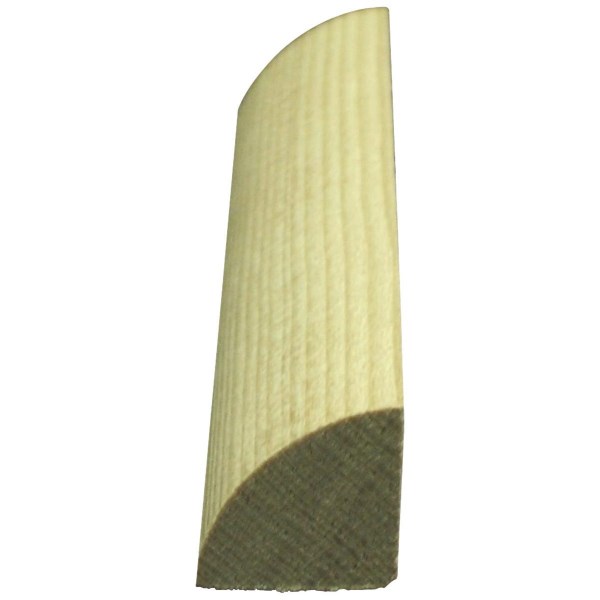 Alexandria Moulding 11/16 In. W. x 11/16 In. H. x 8 Ft. L. Hemlock Quarter Round Molding - Mc Mu