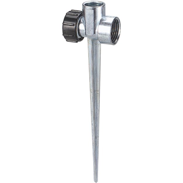 Orbit 1/2 In. Hose Diameter Zinc Stationary Spike Sprinkler Base - Mc Mu