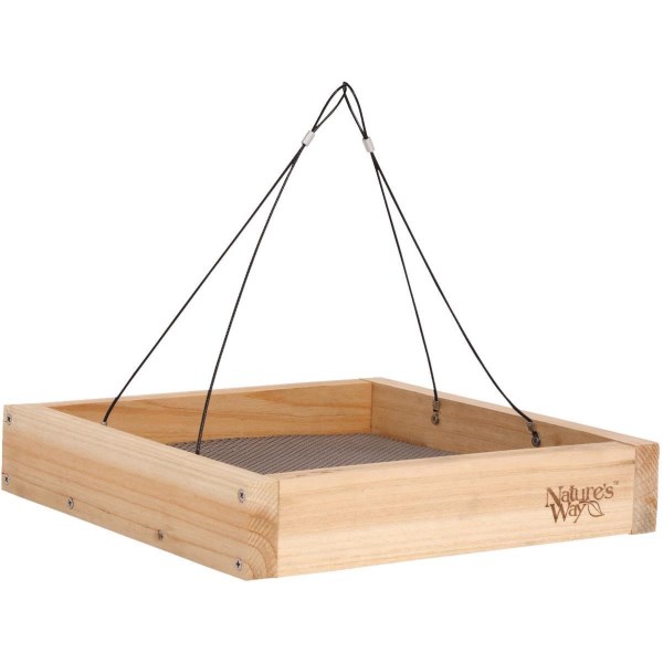 Nature’s Way Natural Cedar Platform Bird Feeder - Mc Mu