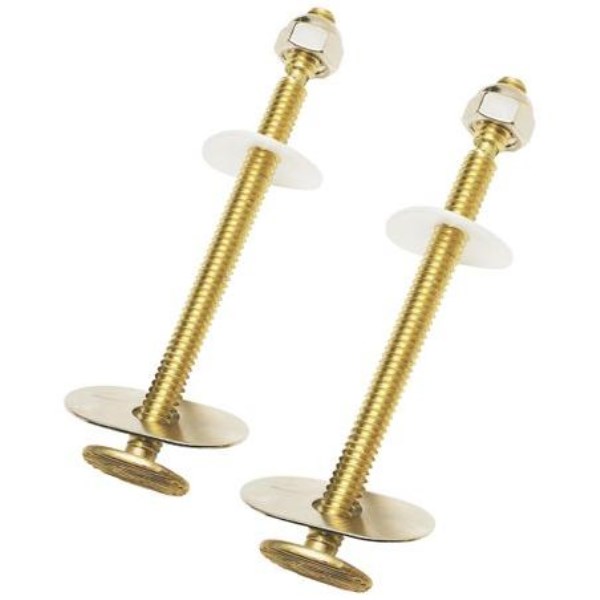 Do it 1/4 In. x 3-1/2 In. Extra Long Solid Brass Toilet Bolts (2 Pack) - Mc Mu