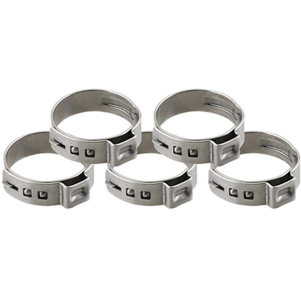 Plumbeeze 1 In. Stainless Steel PEXB Pinch Clamp (5-Pack) - Mc Mu