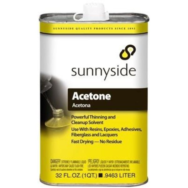 Sunnyside Acetone, Quart - Mc Mu