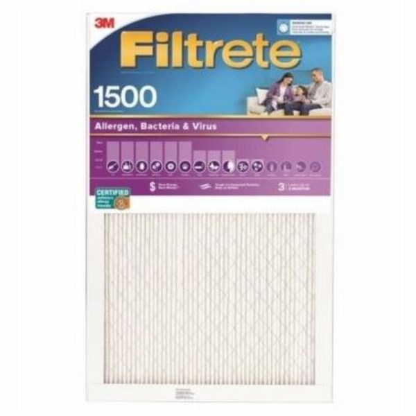 3M Filtrete 14 In. x 24 In. x 1 In. Ultra Allergen Healthy Living 1550 MPR Furnace Filter - Mc Mu