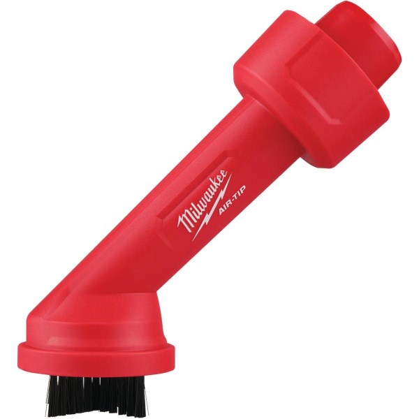 Milwaukee AIR-TIP 1-1/4 In. – 2-1/2 In. Red Plastic Cross Bristle Vacuum Brush - Mc Mu