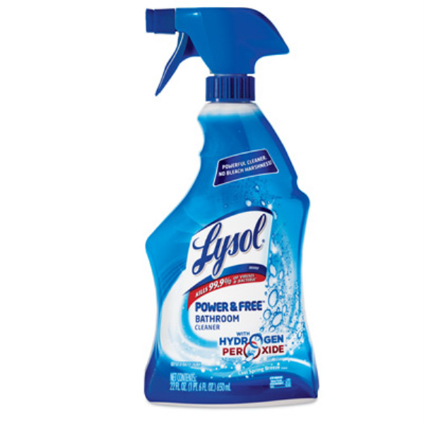 Lysol Power & Free 22 Oz. Bathroom Cleaner with Hydrogen Peroxide - Mc Mu