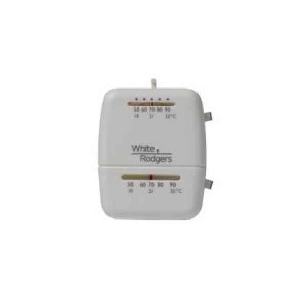 White Rodgers 24V Off-White Mechanical Thermostat - Mc Mu