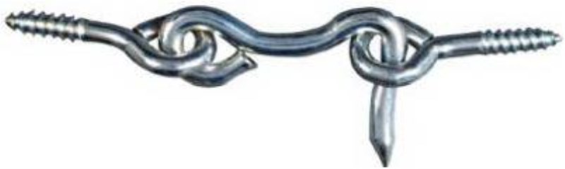National1 In. Steel Hook & Eye Bolt (2 Ct.) - Mc Mu