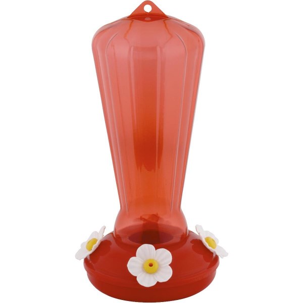 More Birds 27 Oz. Plastic Hollyhock Hummingbird Feeder - Mc Mu