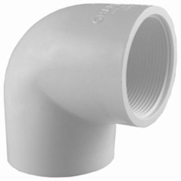 Charlotte Pipe 1 In. Slip x 1/2 In. Female Schedule 40 90 Deg. PVC Elbow (1/4 Bend) - Mc Mu