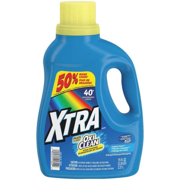 XTRA 56 Oz. Plus Oxi Liquid Laundry Detergent - Mc Mu