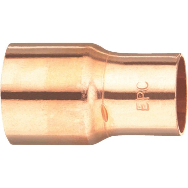 NIBCO 1-1/4 In. X 1 In. Reducing Copper Coupling with Stop - Mc Mu