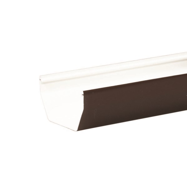 Amerimax 5 In. Contemporary Brown Vinyl Gutter 10 Ft. - Mc Mu